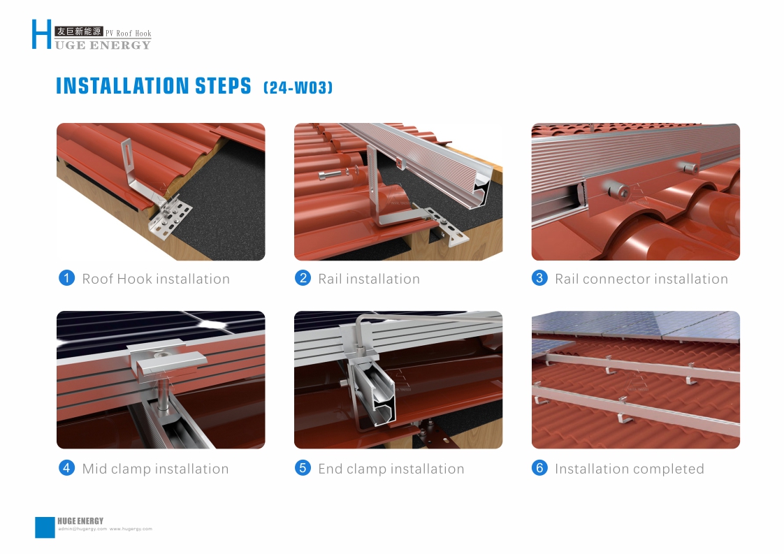 Método de instalación del techo de acero de color.