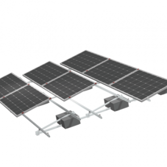 soporte de lastre para techo solar