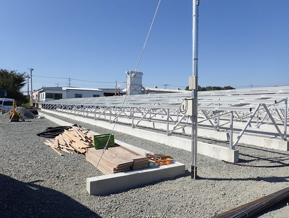  30MW proyecto de sistema de montaje solar en tierra en Fukui Japón