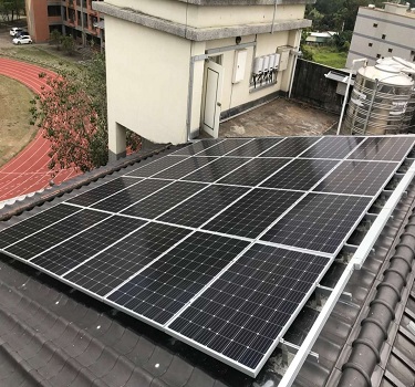 Taiwán montaje solar a prueba de agua