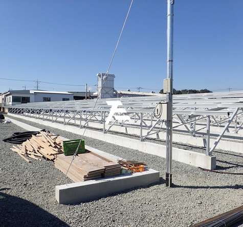  30MW proyecto de sistema de montaje solar en tierra en Fukui Japón